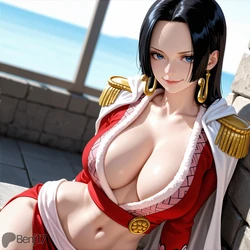 [Benj17] Boa Hancock X Roronoa Zoro / Sanji (One Piece) [AI Generated]