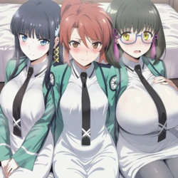 [tonkotsu_soup]  Shiba Miyuki & Chiba Erika & Shibata Mizuki [AI Generated]