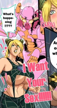 [Flex-JV] Monthly Voting - JUNE/JULY (2025) | "I Want Your Sex" (Kuyo Jolyne stand fight) [Colorized] (Complete/Finished)