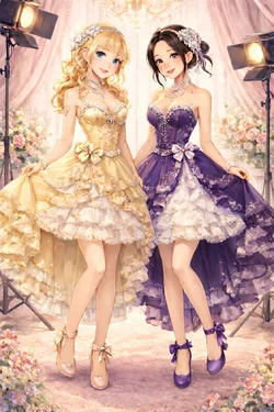 Bella and Emma Regal Kawaii Photoshoot [AI Generated]