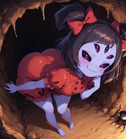 Akuma AI [Request] Muffet's Correction (Undertale) [AI Generated]