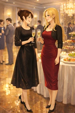 Bella and Emma Dinner Event [AI Generated]