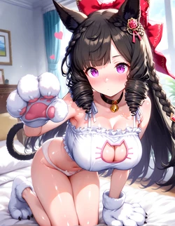 umalewd - Daiichi Ruby (Cat Lingerie) [AI Generated]