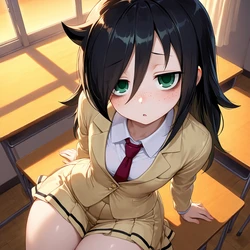 Akuma AI [Request] Tomoko! (Watamote) [AI Generated]