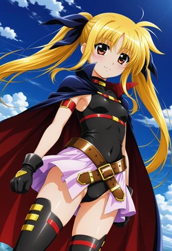 [Azusa] Fate Testarossa (Mahou Shoujo Lyrical Nanoha) [AI generated]