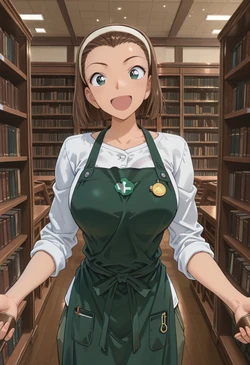 [マイネームルナ] Pregnant Belly Library Series Suzuki Sonoko [Sample] [AI Generated]