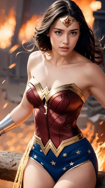 Wonder Woman by @AI_EmeraldApple [AI Generated]