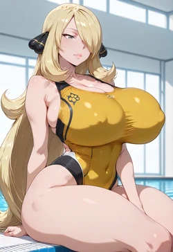 [ANIREALAI] Cynthia - Sinnohs Summer Champion (AI Generated)