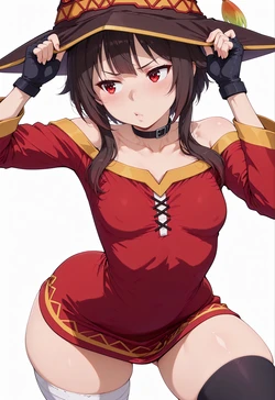 [ANIREALAI] Megumin - Crimson Magic at the Beach (AI Generated)
