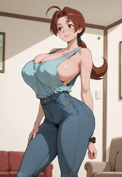 [ANIREALAI] Delia Ketchum - Warmth in Simplicity (AI Generated)