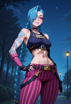 [ANIREALAI] Jinx - Chaos in the Moonlight (AI Generated)