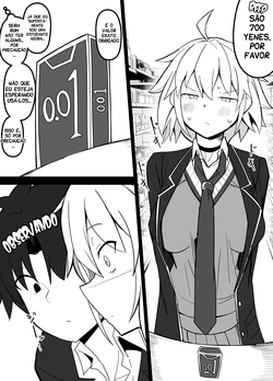[Corundum] Ido Hen de Gakusei Sex o Kitai Suru Alter-san | Alter espera transar como estudante na Id Arc (Fate/Grand Order) [Portuguese-BR]