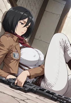 [ANIREALAI] Mikasa Ackerman - Duty in the Wings of Freedom (AI Generated)