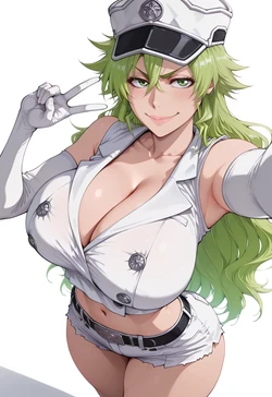 [ANIREALAI] Candice Catnip - Fierce Beauty in Uniform (AI Generated)