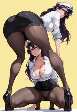 [ANIREALAI] Bambietta - Style in Office Elegance (AI Generated)