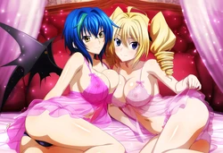 [Setsuna] [YURI/百合] Xenovia Quarta x Ravel Phenex (High School DxD) [T1/43P] (Patreon) [AI Generated]