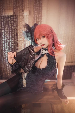 是一只熊仔 - 黑太子旗袍[19P-63M]