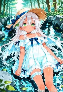 [HenryBoya] Bridal Garter, Nature's Charter - Her Full, Tan-Skin Display [AI Generated]