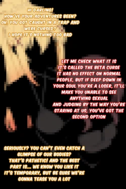 Darkness and Megumin censors