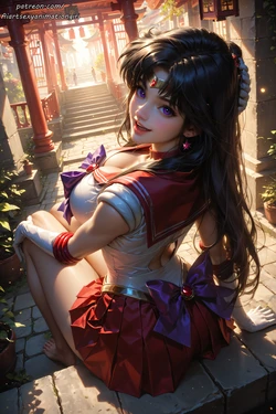 [Patreon] [AiASAG] [4K] 🔥Rei Hino ⛩️ - Preview [AI Generated]