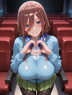 (Oki Senpai) 🍈🍈中野三玖 Miku Nakano (Patreon) [AI Generated]