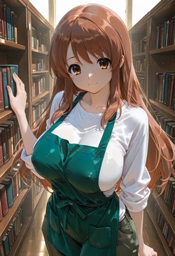 [マイネームルナ] Pregnant Belly Library Series Asahina Mikuru [Sample] [AI Generated]