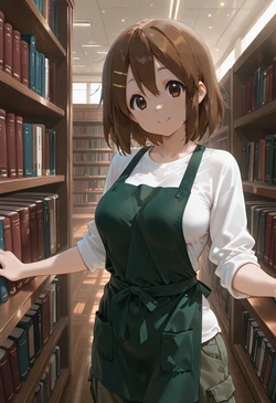 [マイネームルナ] Pregnant Belly Library Series Hirasawa Yui [Sample] [AI Generated]