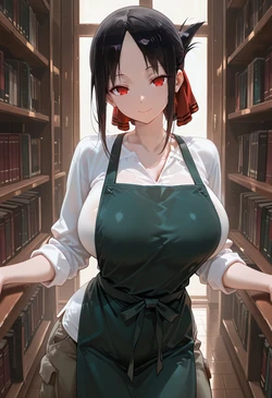 [マイネームルナ] Pregnant Belly Library Series Shinomiya Kaguya [Sample] [AI Generated]