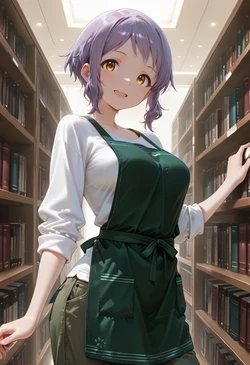 [マイネームルナ] Pregnant Belly Library Series Makabe Mizuki [Sample] [AI Generated]