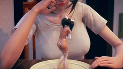 Preparing Breakfast (Cat Ears)