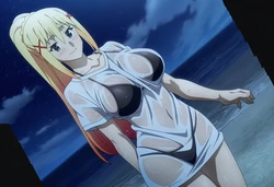 [Sticky] Konosuba - Darkness x Alderp Night Beach Fun [ai generated]
