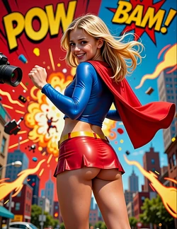 Supergirl's Secret Power (AI generated)