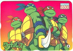 Teenage Mutant Ninja Turtles Japan Collectible Cards Manga Covers and Other