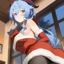 Howsir - 甘雨 Ganyu (christmas dress) [AI Generated]
