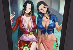 [Sticky] one piece - boa x robin [ai generated]