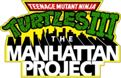 Teenage Mutant Ninja Turtles III The Manhattan Project Game Materials