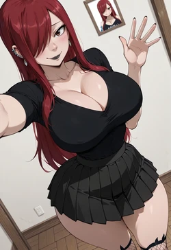 [ANIREALAI] Erza Scarlet - Dark Queen Requip Vibes (AI Generated)