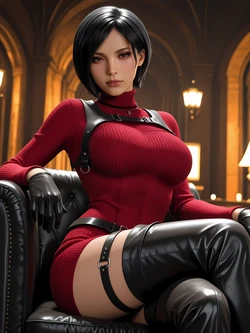 [AI Generated]生化危机-艾达王，艾什莉