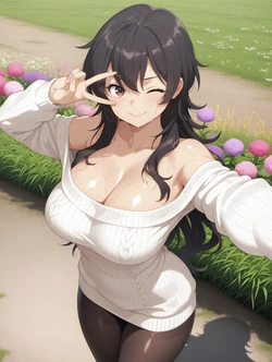 [Vlen] Takao Ameku - Sweater || Ameku Takao no Suiri Karte (55P) [4K] [AI Generated]