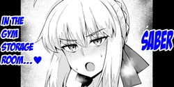 [Ankoman] Saber, Taiiku Souko de... | Saber, in the gym storage room❤ (Fate/stay night) [English] [Aishi21]