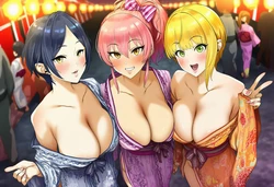 [Laura] 速水奏・城ヶ崎美嘉・一ノ瀬志希・塩見周子・宮本フレデリカ【LiPPS 夏祭り】 [AI Generated]