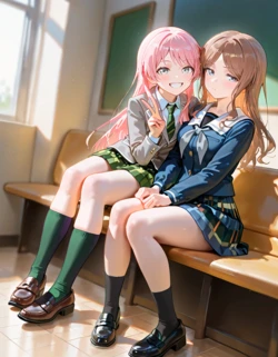 tenk Chihaya Anon & Nagasaki Soyo/千早愛音と長崎そよ (96p) [AI Generated]