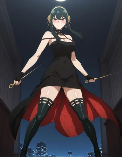 [PafuPafu/H Jam] ヨル・フォージャー Yor Forger 122P (Patreon) [AI Generated]