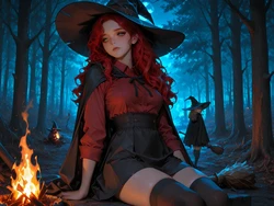 [TrashGer] Redhead Wich MMF Threesome groupsex [AI Generated]