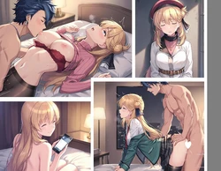 [Sheldon NTR] Agnès Claudel EP02 - The Legend of Heroes: Trails of Cold Steel IF (COMIC) [Chinese] [AI Generated]