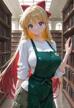 [マイネームルナ] Pregnant Belly Library Series Aino Minako [Sample] [AI Generated]