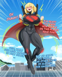 [Karuro-Kun] Kara and the Earthling customs (SuperMan)