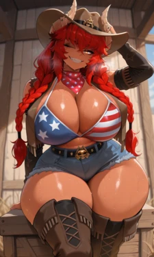DaidoujiPV VTUBER - Zentreya Cowboy~ (XL Gallery! 52 pics~) [AI Generated]