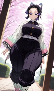 DaidoujiPV Kimetsu no Yaiba - Shinobu Kochou~ (XL Gallery! 52 pics~ futa~) [AI Generated]