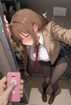 [Amakawa is reflecting.] Tune In to the Midnight Orgasm  Rikka Inohana 340p   English ver Ngh, hah... Good evening, everyone... Tonight's broadcast... features my lewd moans.  [AI Generated]